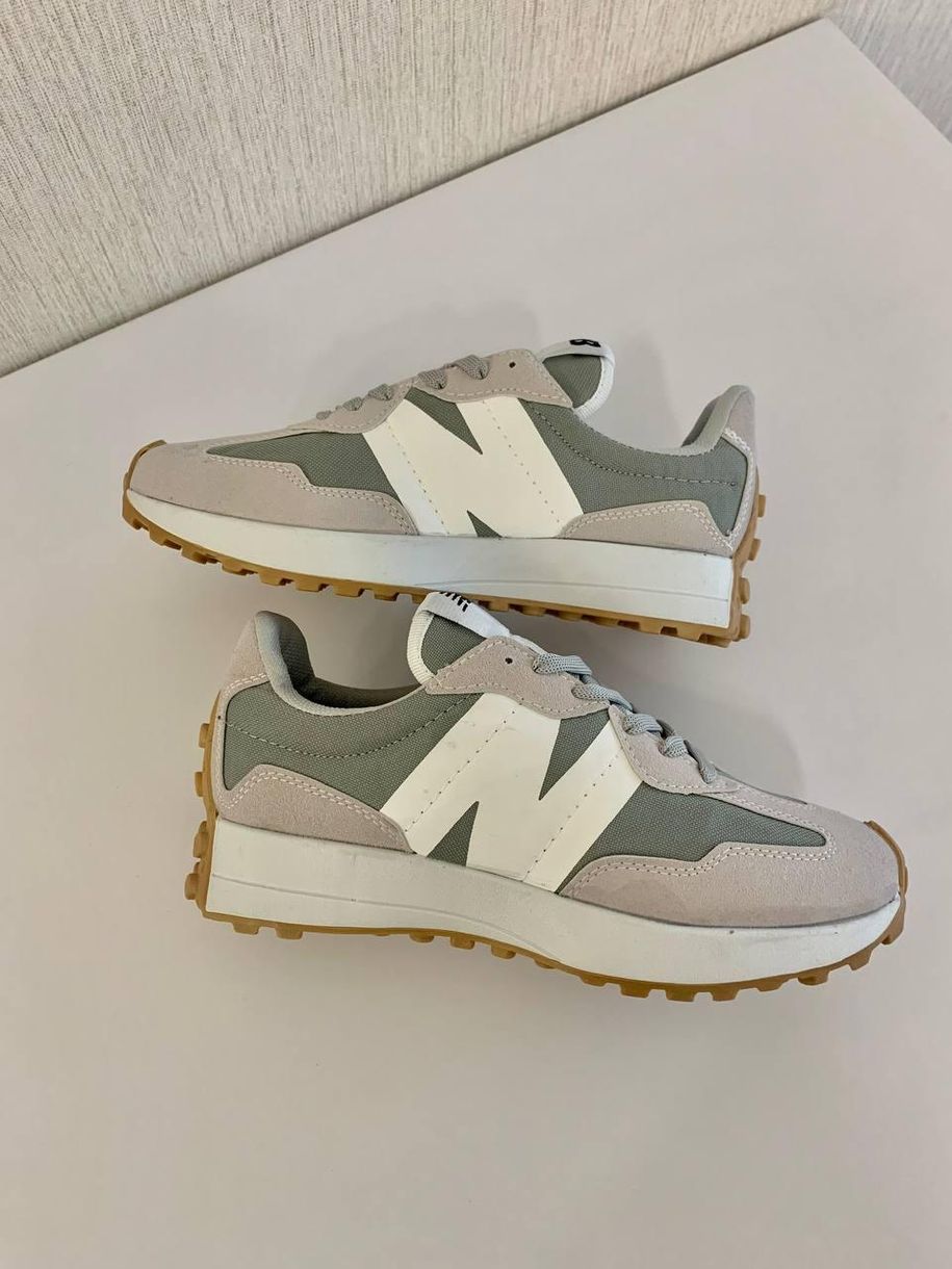 Кросівки New Balance 327 Beige Green 8553 фото