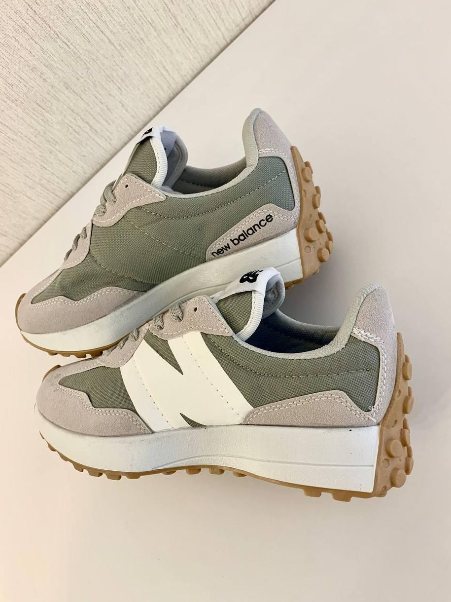 Кросівки New Balance 327 Beige Green 8553 фото