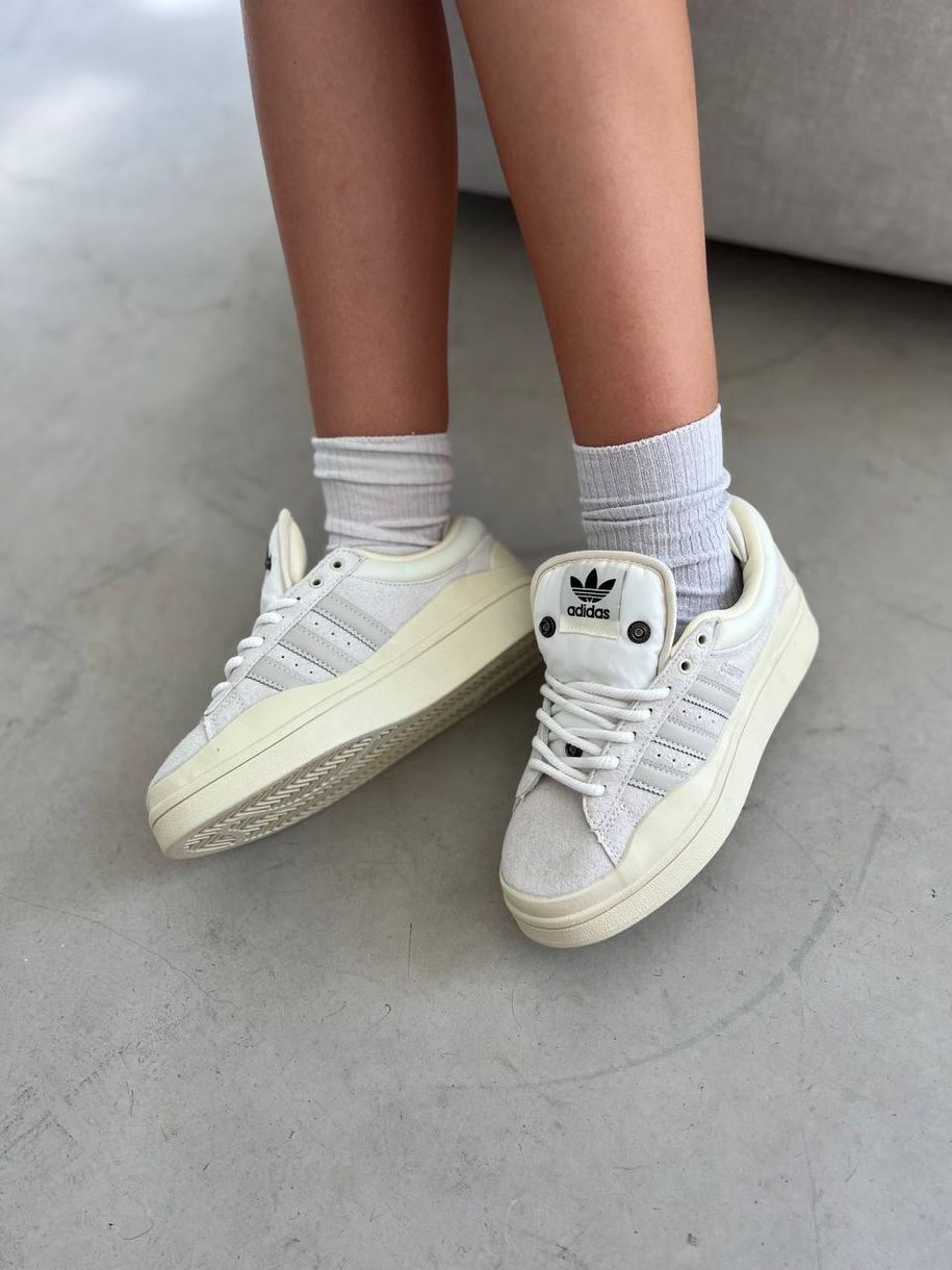 Кроссовки Adidas Campus x Bad Bunny Beige v2 9466 фото