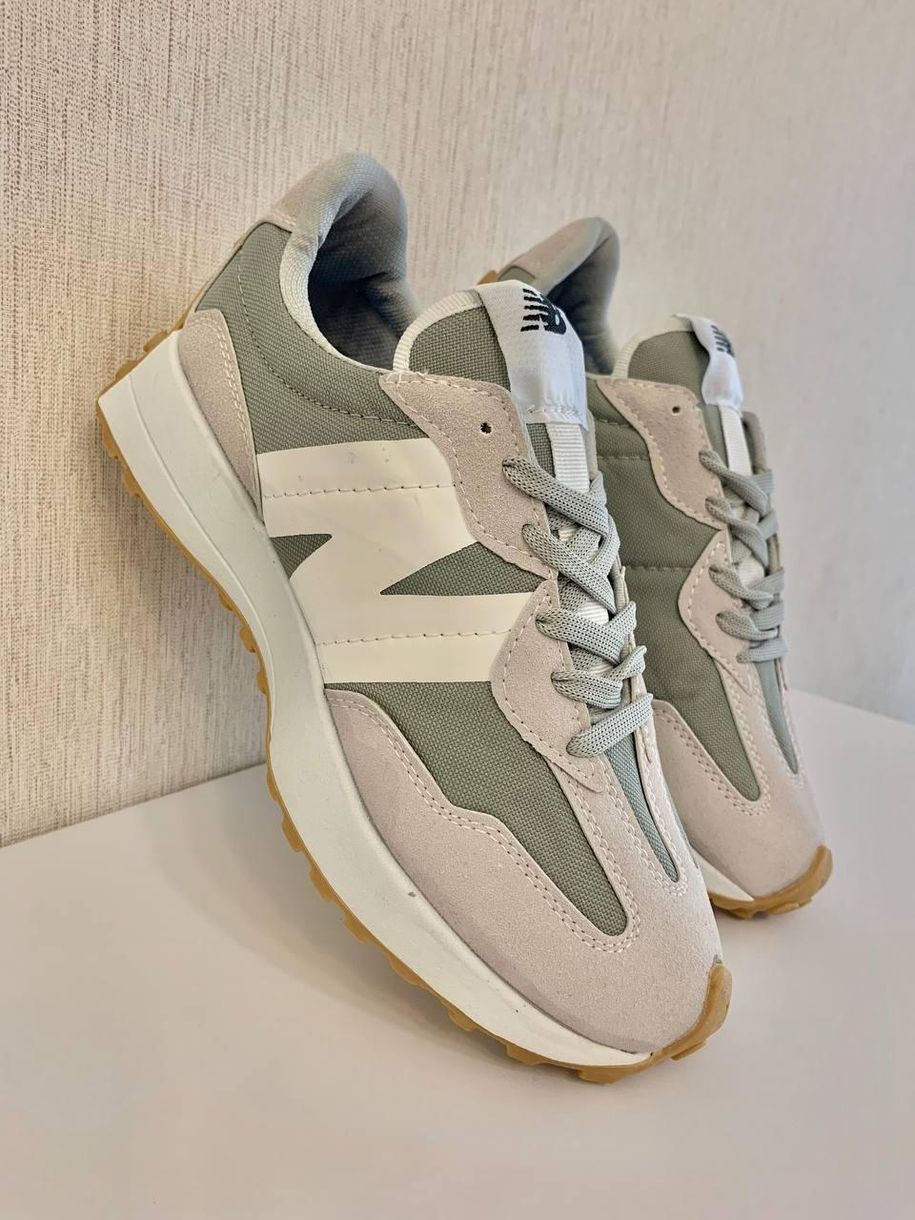 Кросівки New Balance 327 Beige Green 8553 фото