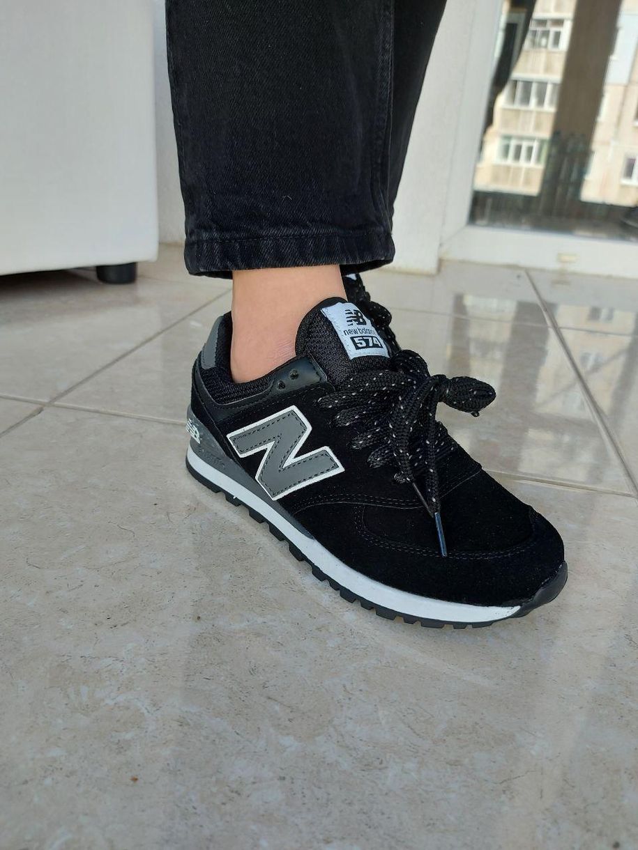 Кросівки New Balance 574 Black Grey v2 6172 фото