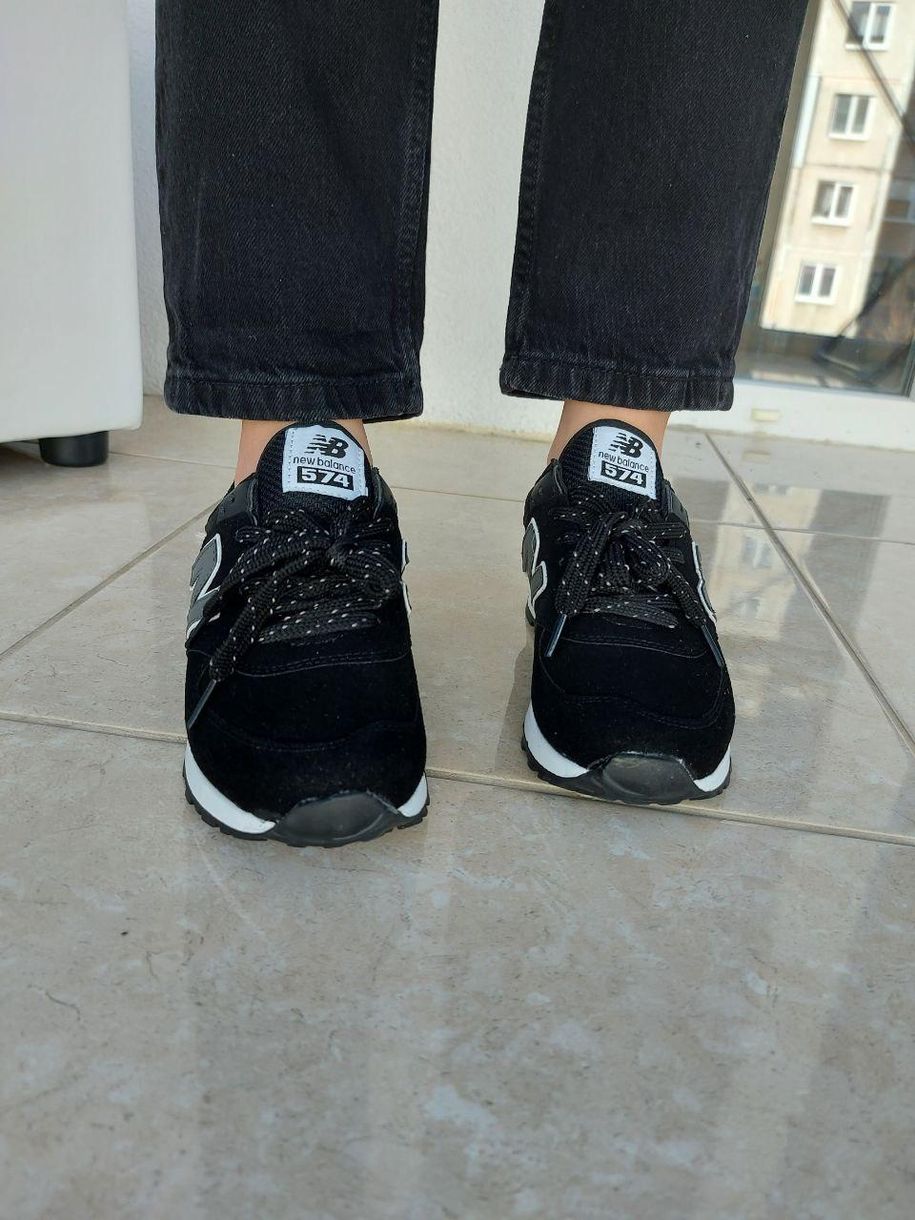 Кросівки New Balance 574 Black Grey v2 6172 фото