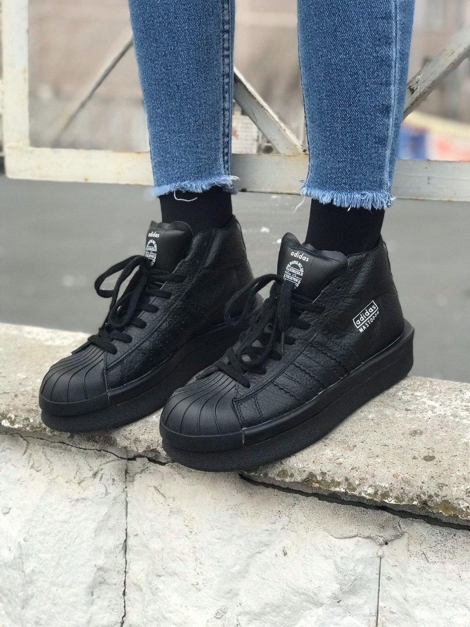 Кросівки Rick Owens × adidas Mastodon Pro II BLACK 7109 фото