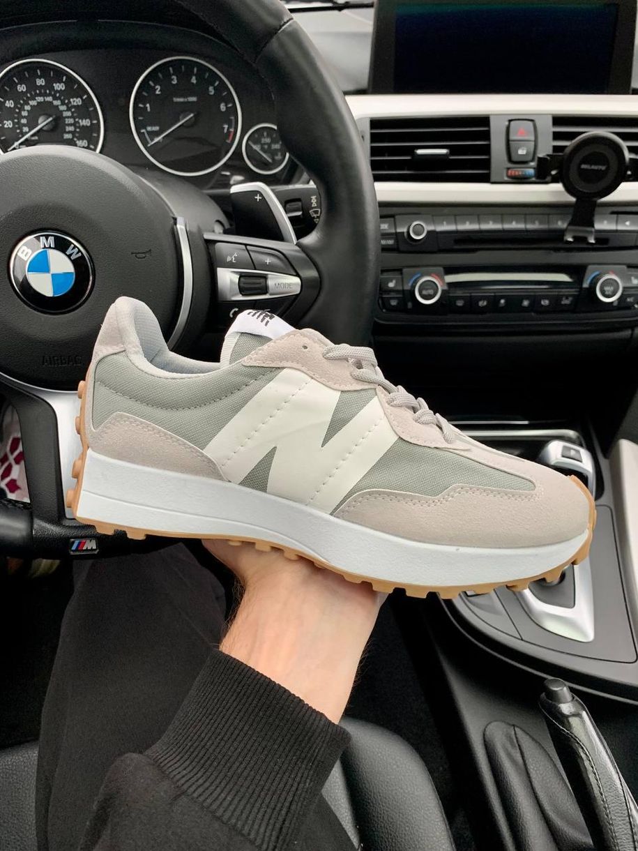 Кросівки New Balance 327 Beige Green 8553 фото