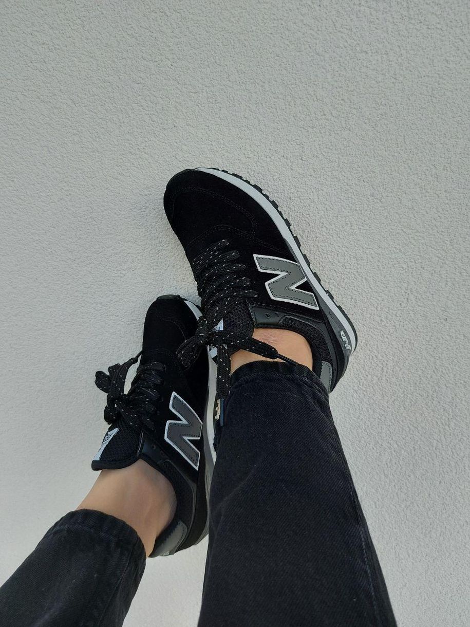 Кросівки New Balance 574 Black Grey v2 6172 фото