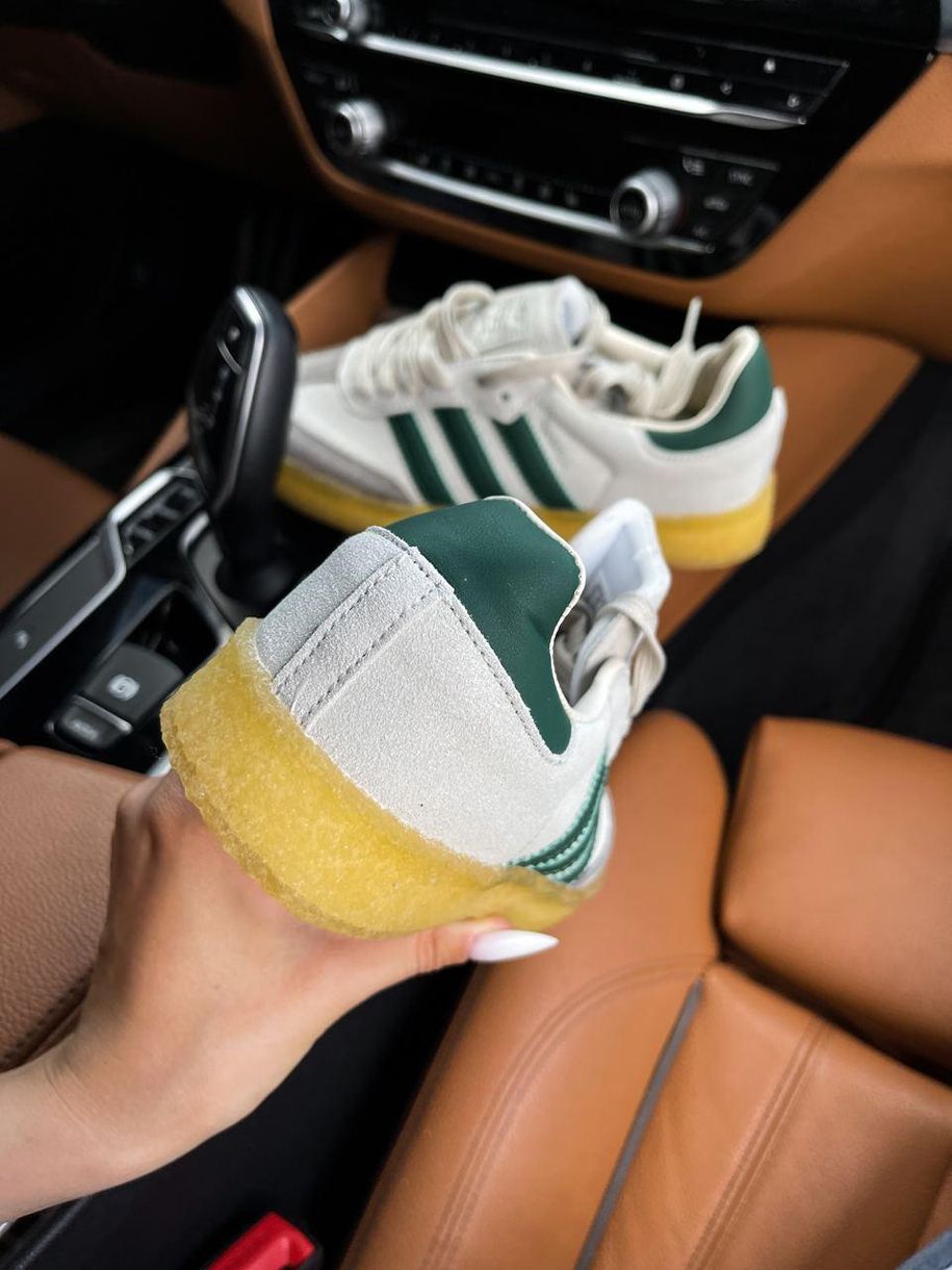 Кеды Adidas Samba Grey Green 9309 фото