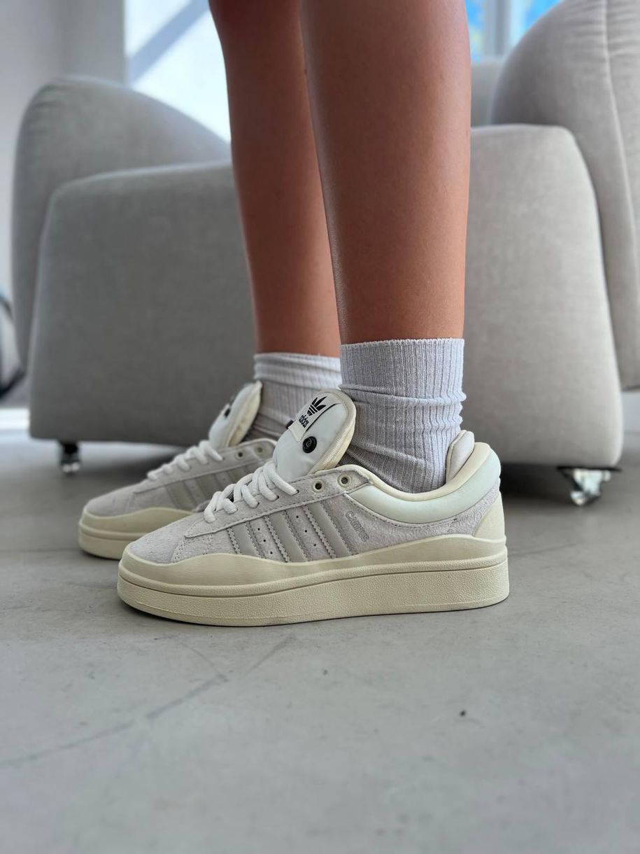 Кроссовки Adidas Campus x Bad Bunny Beige v2 9466 фото