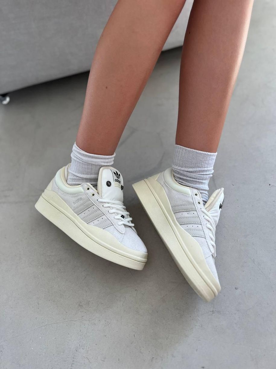 Кроссовки Adidas Campus x Bad Bunny Beige v2 9466 фото