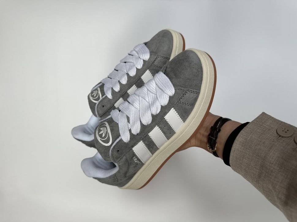 Кроссовки Adidas Campus 00s Grey/White 9409 фото