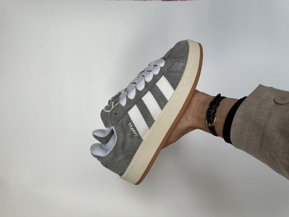 Кроссовки Adidas Campus 00s Grey/White 9409 фото