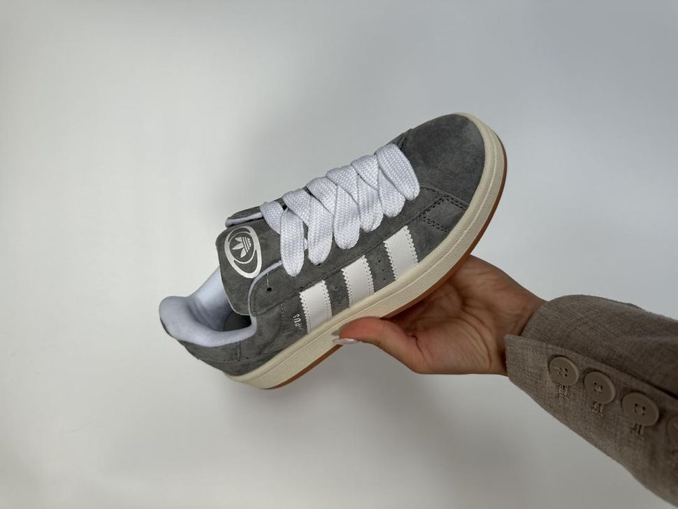 Кроссовки Adidas Campus 00s Grey/White 9409 фото