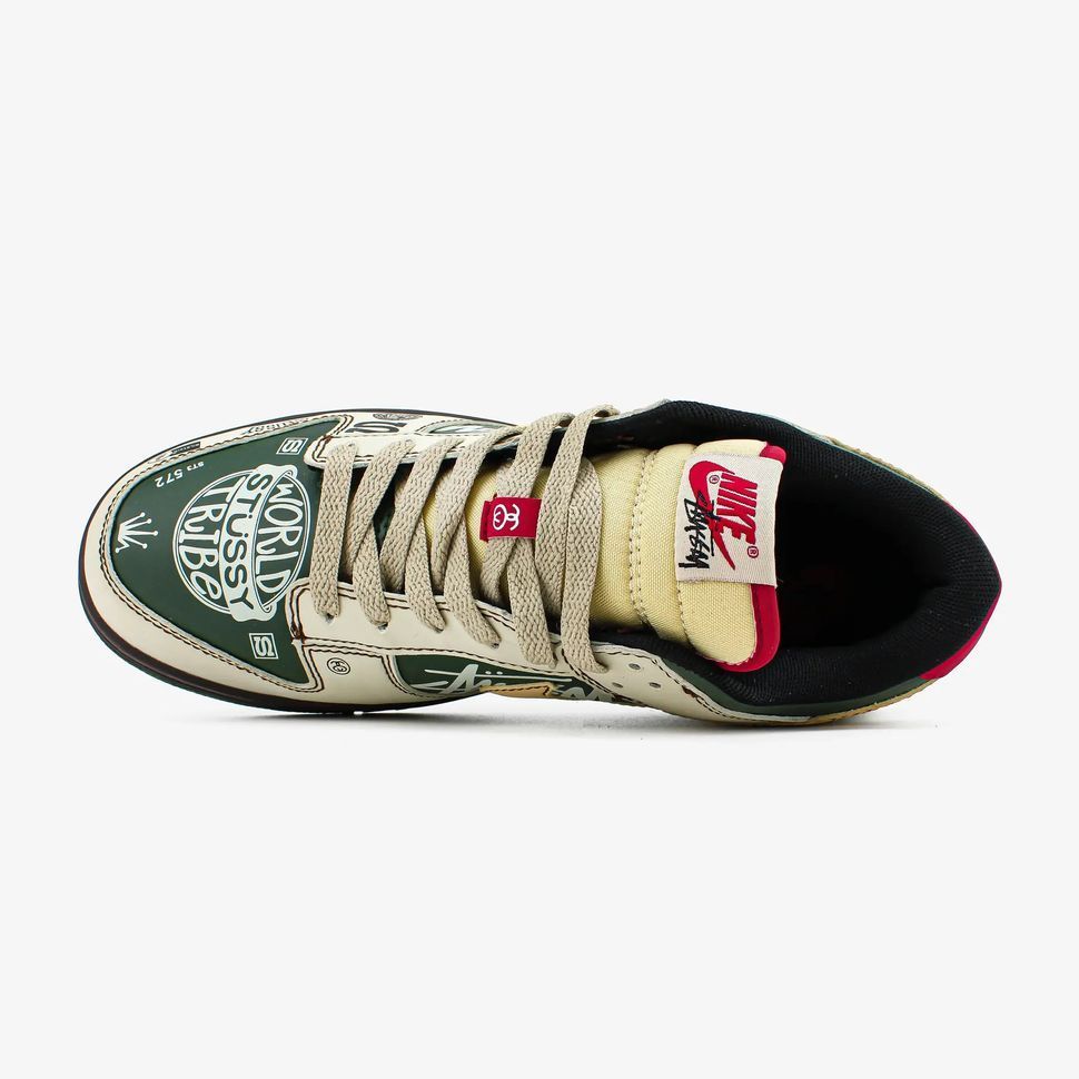 Nike SB Dunk Low x Stussy Beige Green, 38