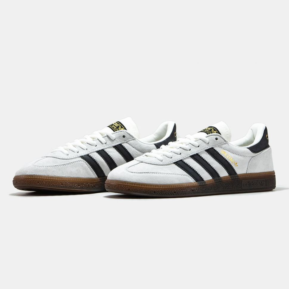 Кеди Adidas Spezial Handball White Black 9330 фото