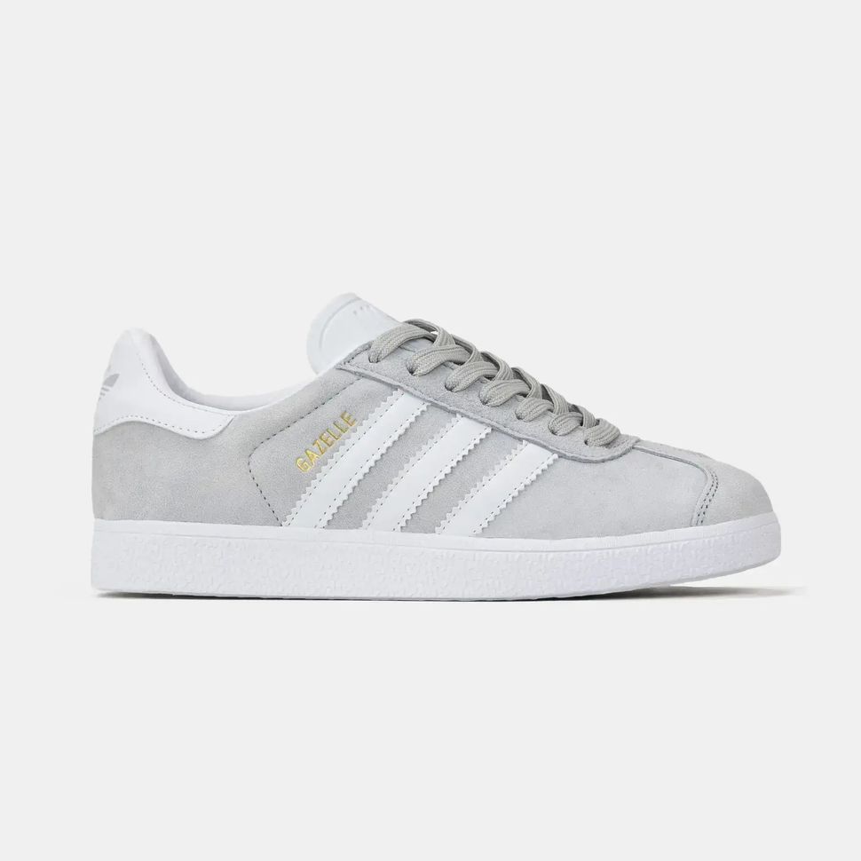 Adidas Gazelle Grey White Gum