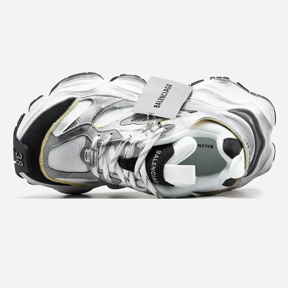 Balenciaga Cargo Silver White Black