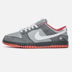Nike SB Dunk Low Grey Red Black, 41
