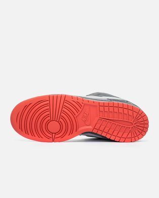 Nike SB Dunk Low Grey Red Black, 41