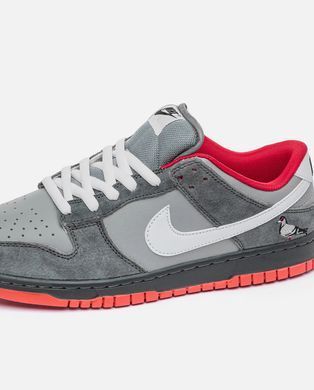 Nike SB Dunk Low Grey Red Black, 41