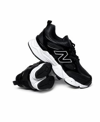 New Balance 9060 Triple Black White Sole, 41