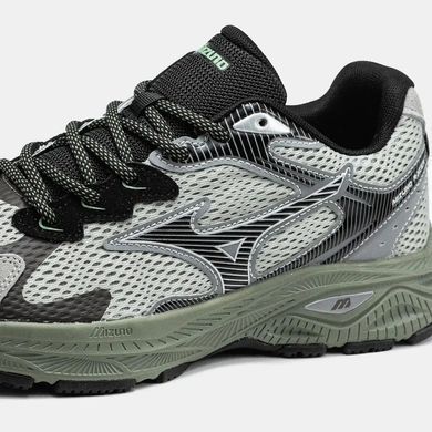 Mizuno Wave Rider S Grey Green Black