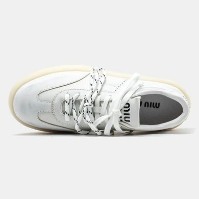 Miu Miu Platform Sneakers White
