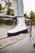 Ботинки Dr. Martens JADON White Black No Logo (Молнія) 4382 фото 8