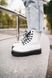 Ботинки Dr. Martens JADON White Black No Logo (Молнія) 4382 фото 1