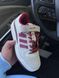 Кросівки Adidas Forum Beige Bordo 8781 фото 8