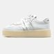 Miu Miu Platform Sneakers White