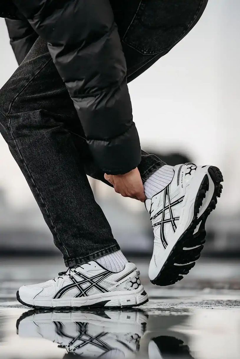 Asics Gel-Kahana 8 Gore-Tex White Black