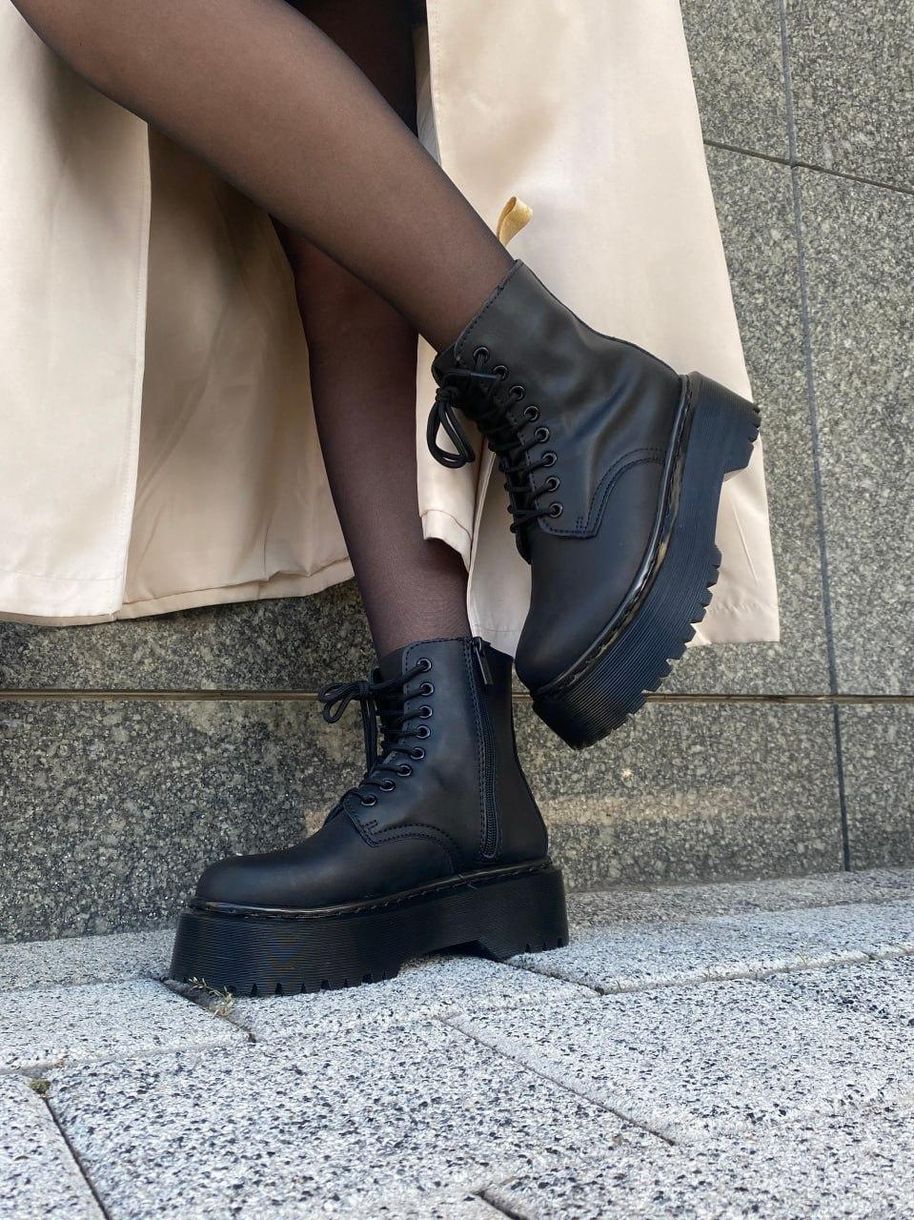 Черевики Dr. Martens Jadon Triple Black Termo 9726 фото