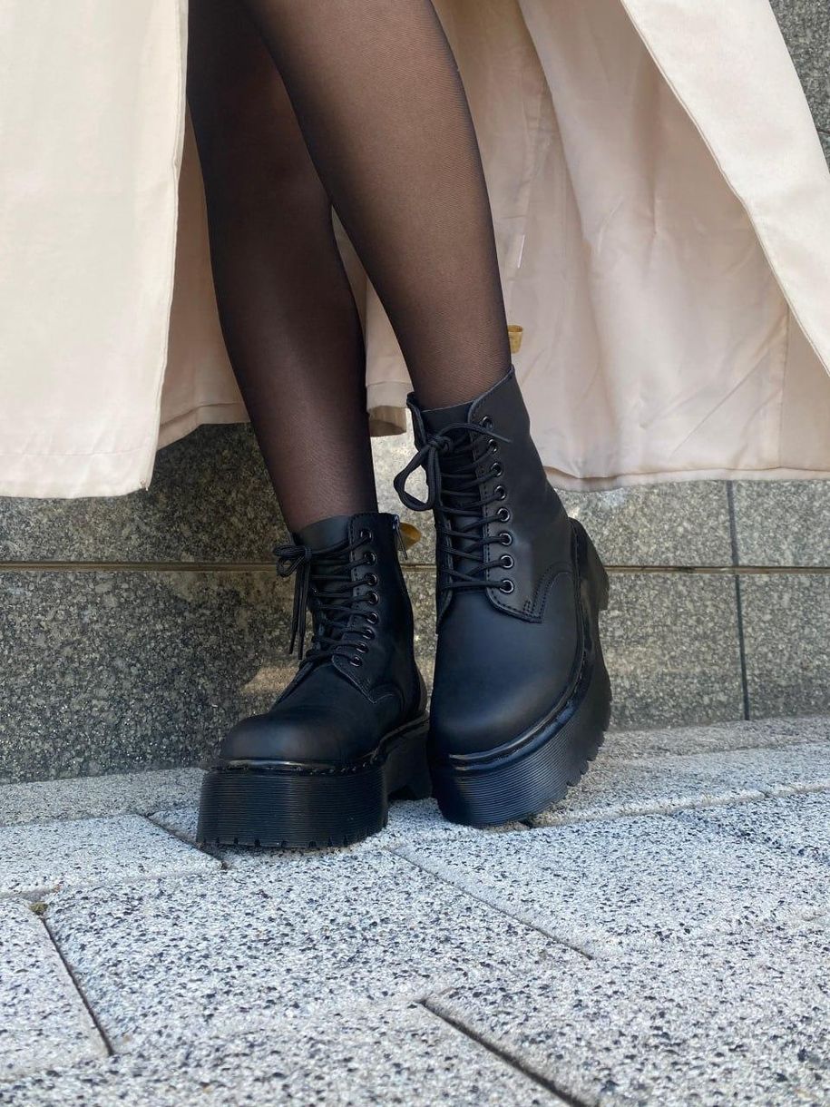 Черевики Dr. Martens Jadon Triple Black Termo 9726 фото