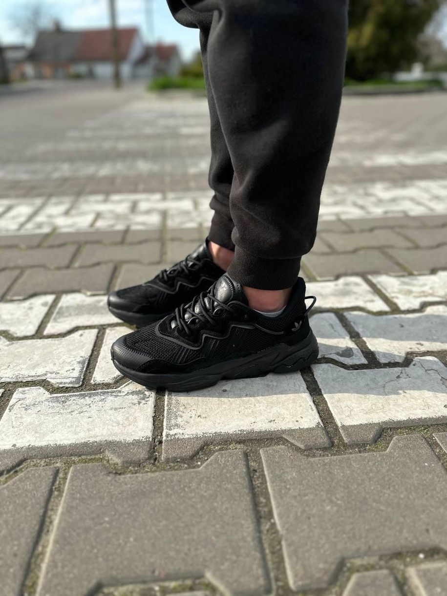 Кроссовки Adidas Ozweego Adiprene Pride Black v2 3209 фото