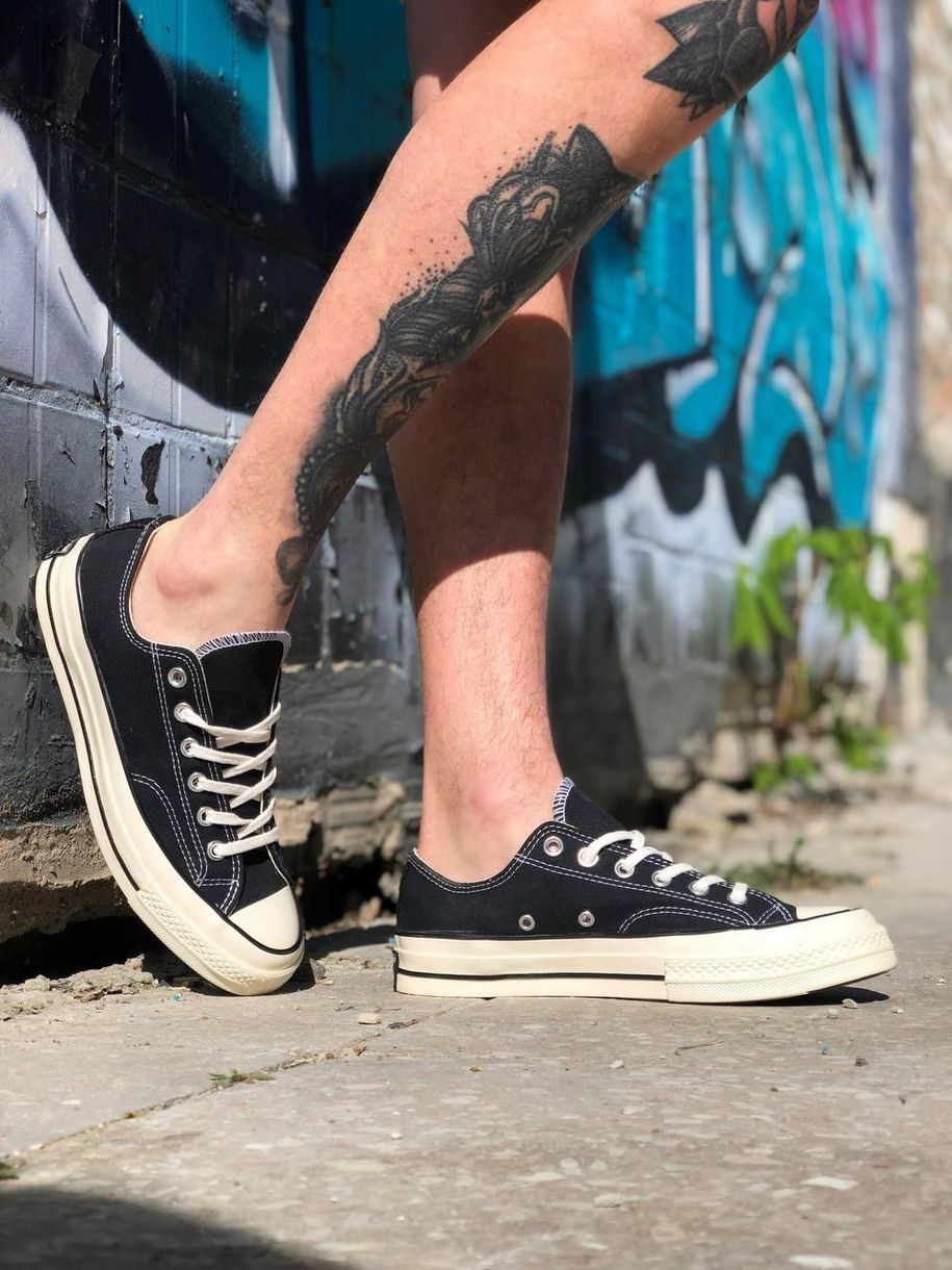 Кеди Converse Chuck 70 Classic Low-top Black 4757 фото