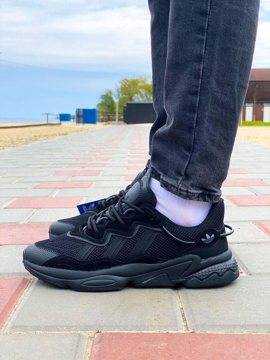 Кроссовки Adidas Ozweego Adiprene Pride Black v2 3209 фото