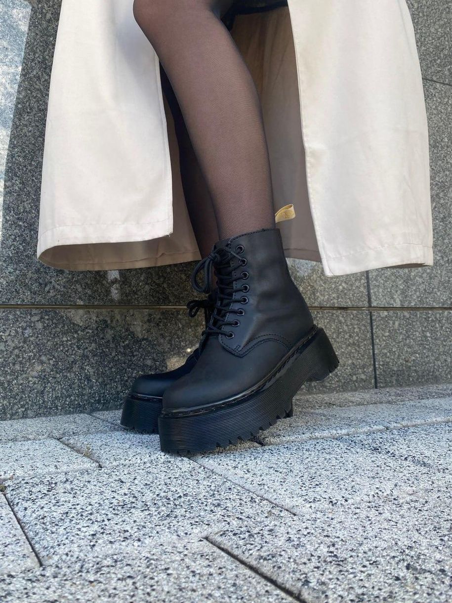 Черевики Dr. Martens Jadon Triple Black Termo 9726 фото