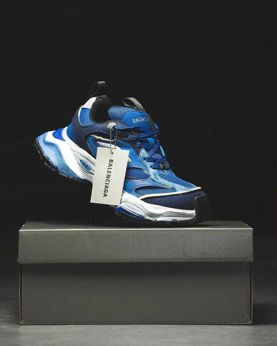 Balenciaga Cargo Sneaker Blue Navy White