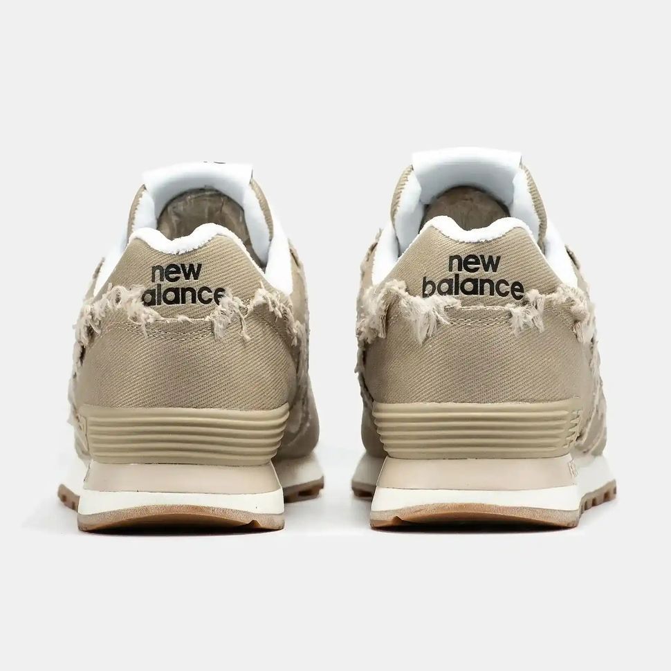 New Balance 574 x Miu Miu Beige Raw Edge