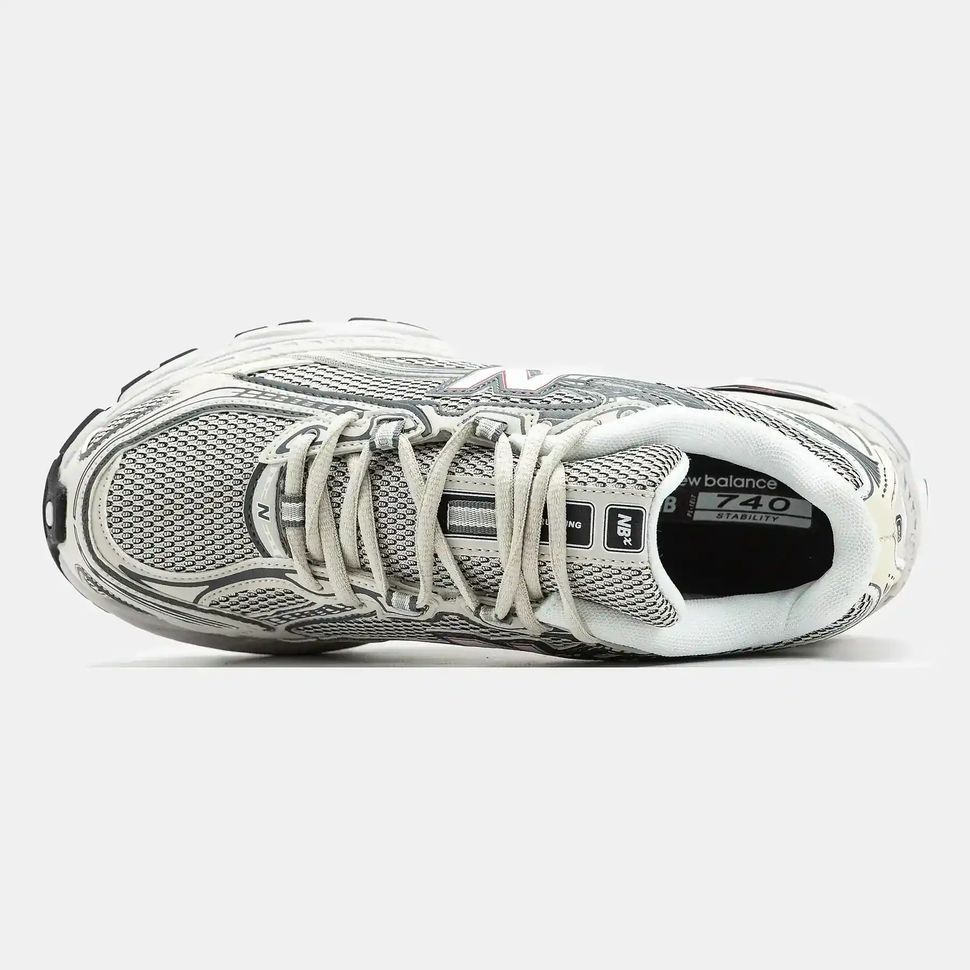 New Balance 740v3 Cream Grey Red