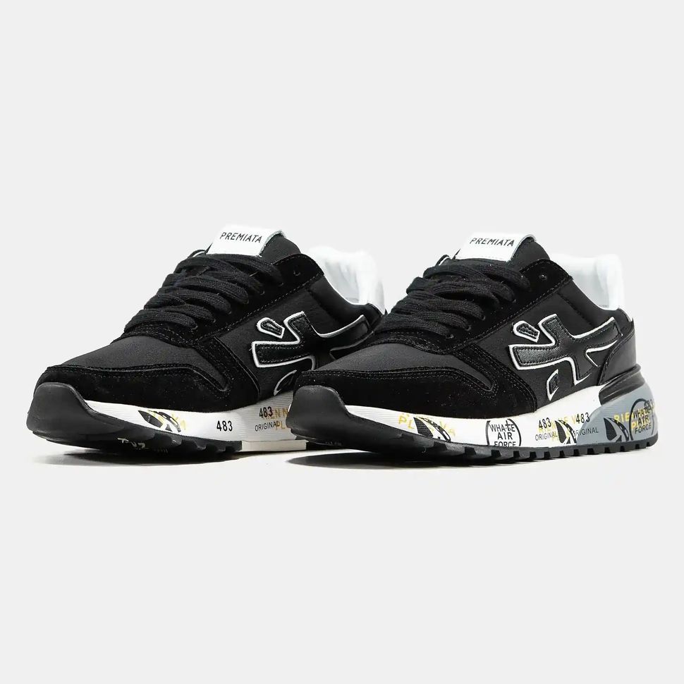 Premiata Mick Black White