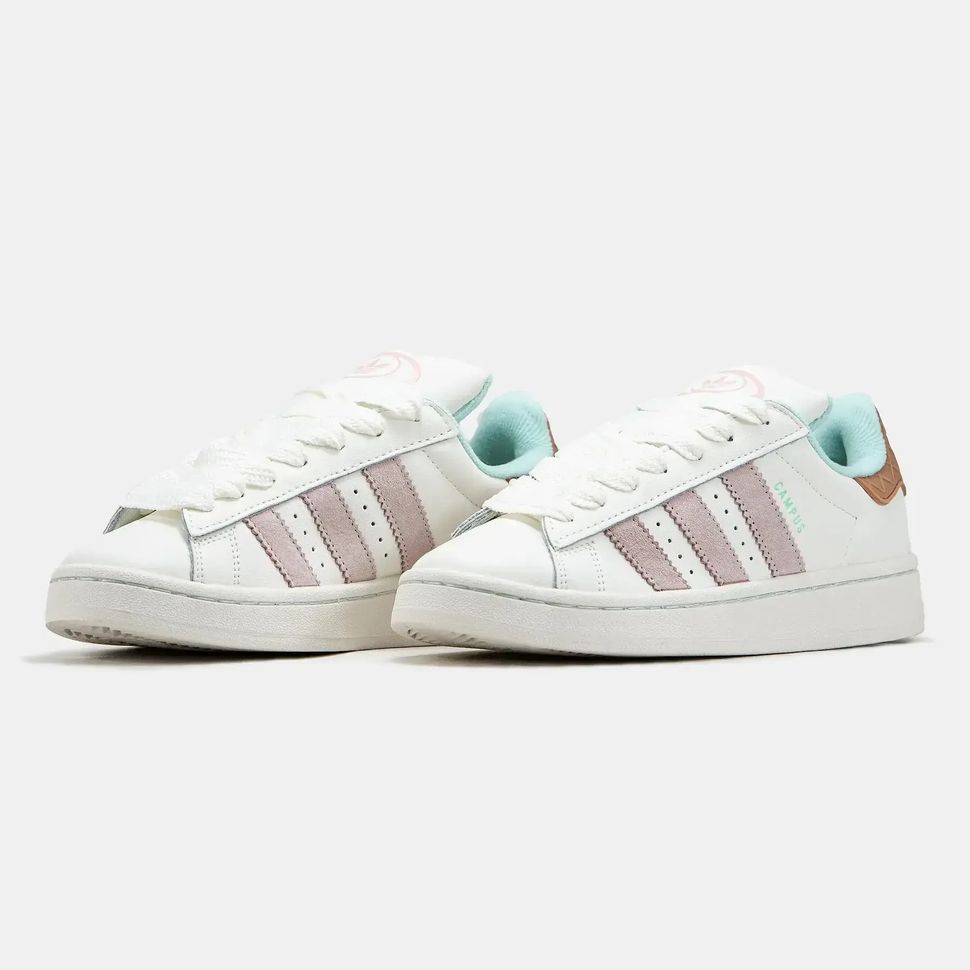 adidas Campus 00s White Pink Mint Waffle