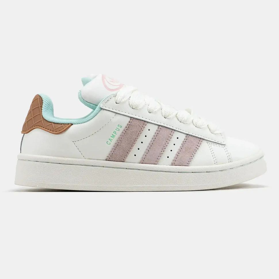 adidas Campus 00s White Pink Mint Waffle