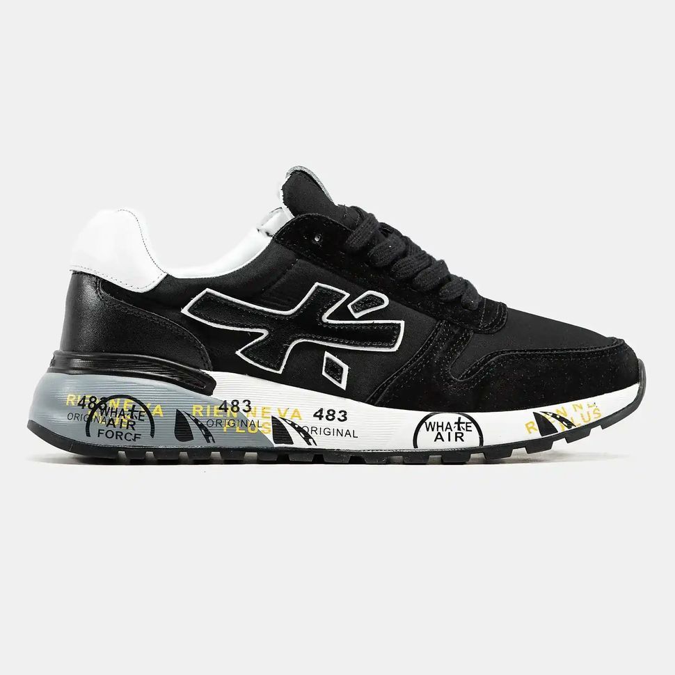 Premiata Mick Black White