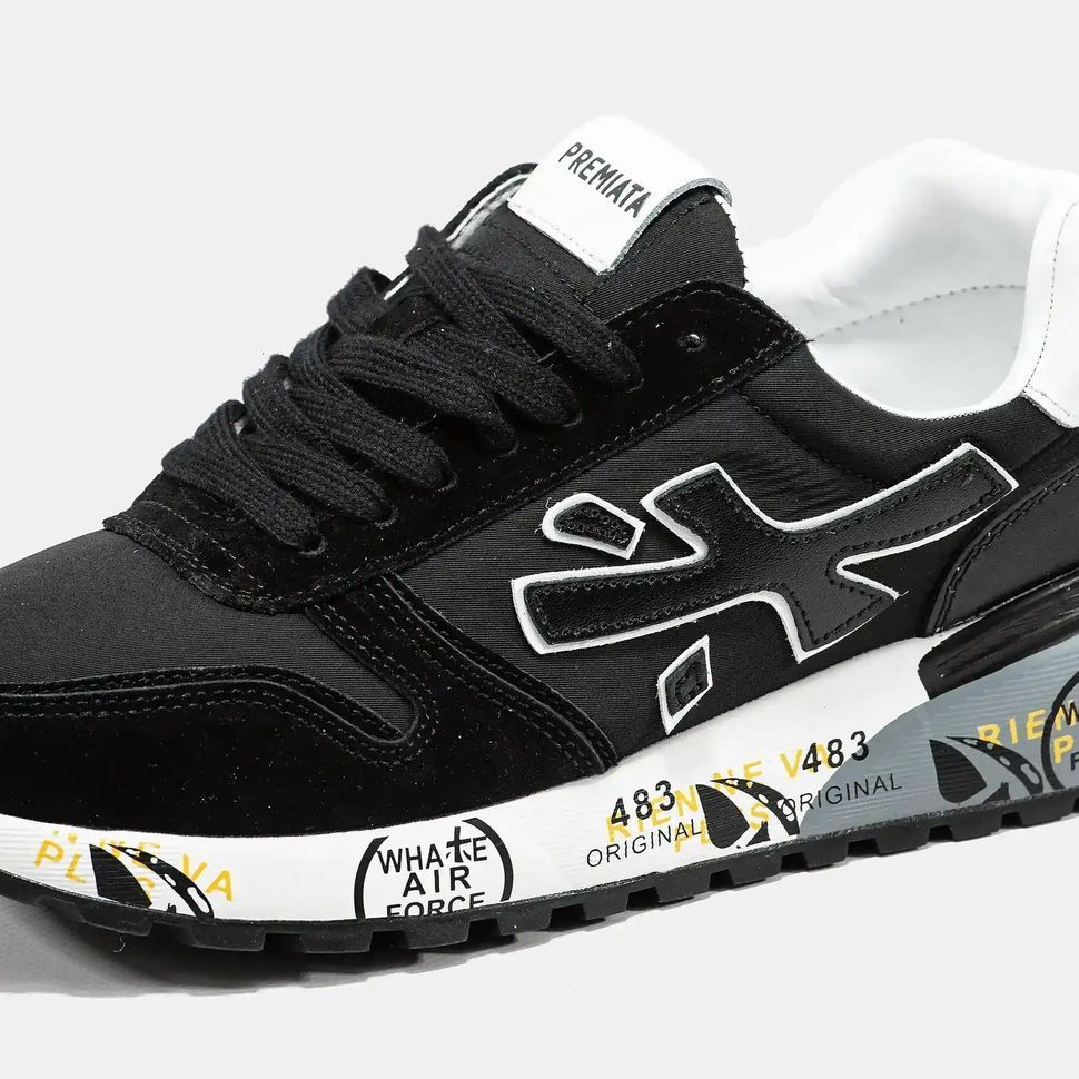 Premiata Mick Black White