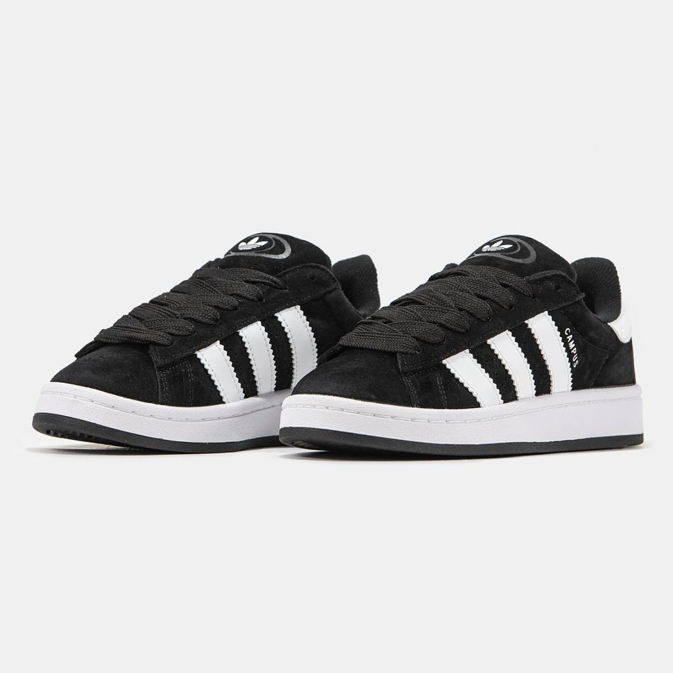 Кроссовки Adidas Campus 00s Black White v2 9546 фото