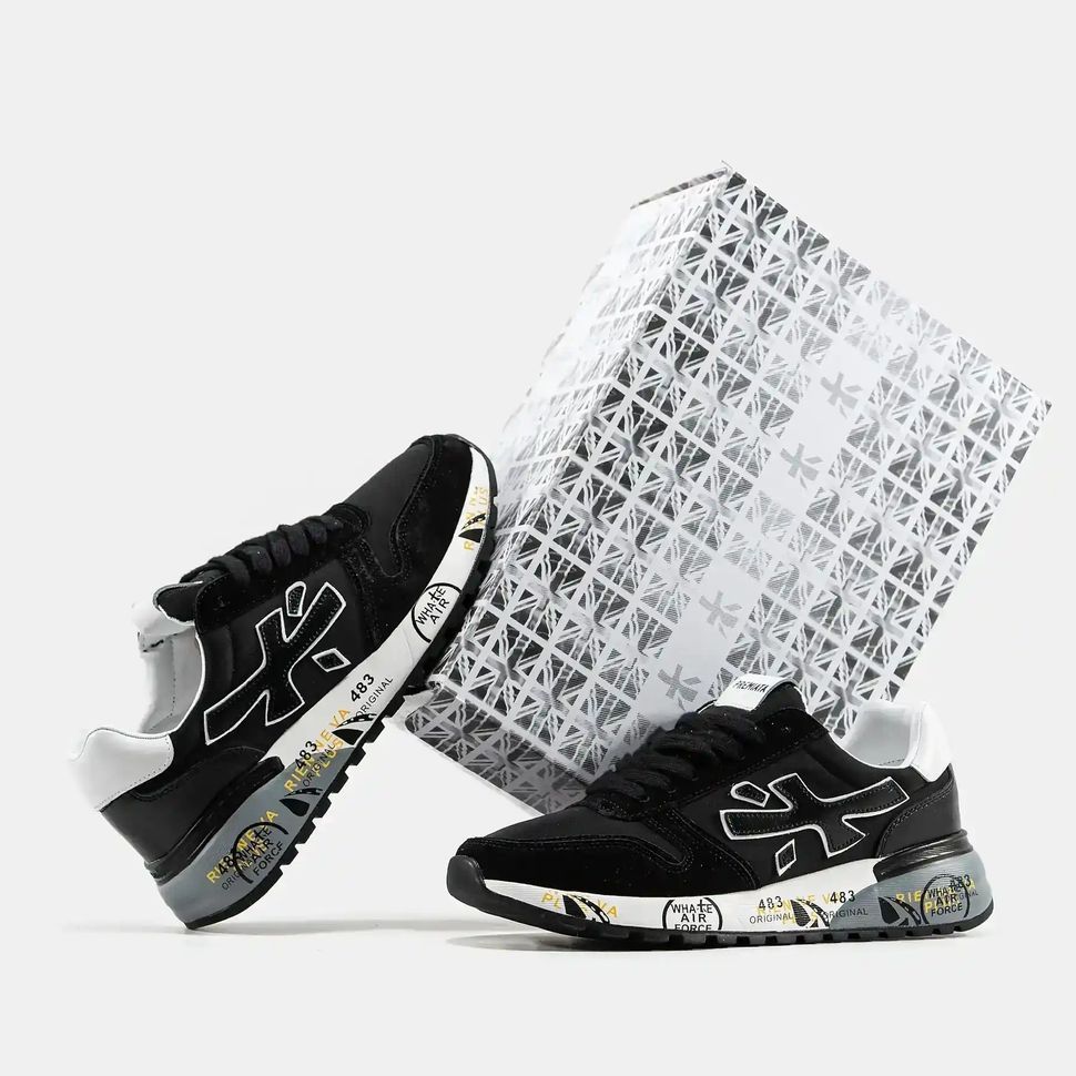 Premiata Mick Black White