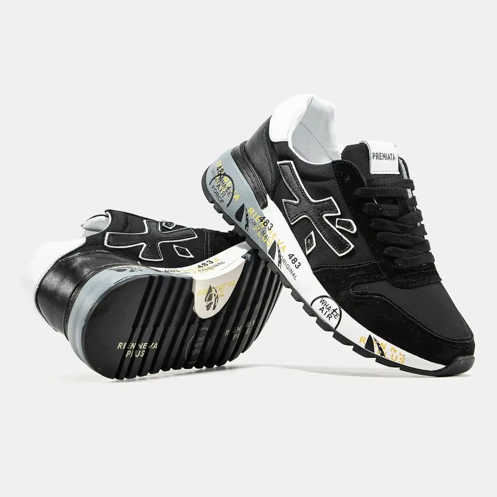 Premiata Mick Black White