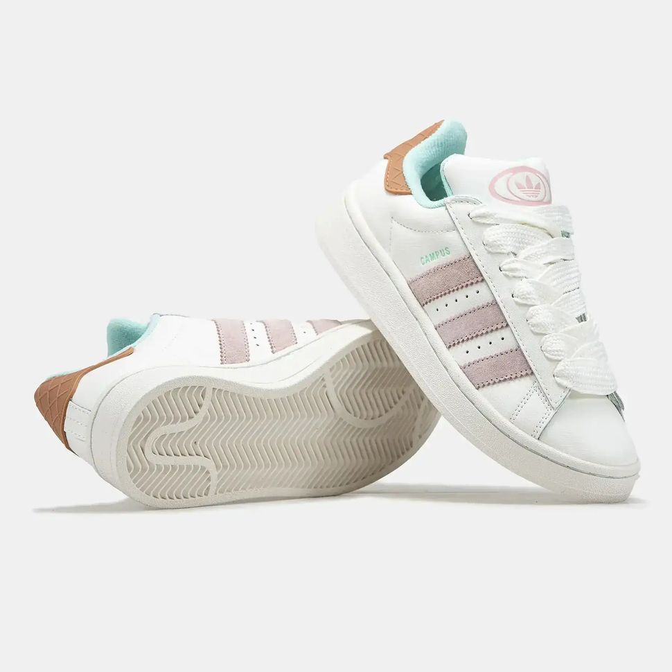 adidas Campus 00s White Pink Mint Waffle