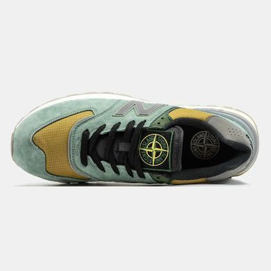 New Balance 574 x Stone Island Green Mustard Black