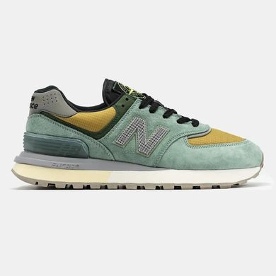 New Balance 574 x Stone Island Green Mustard Black